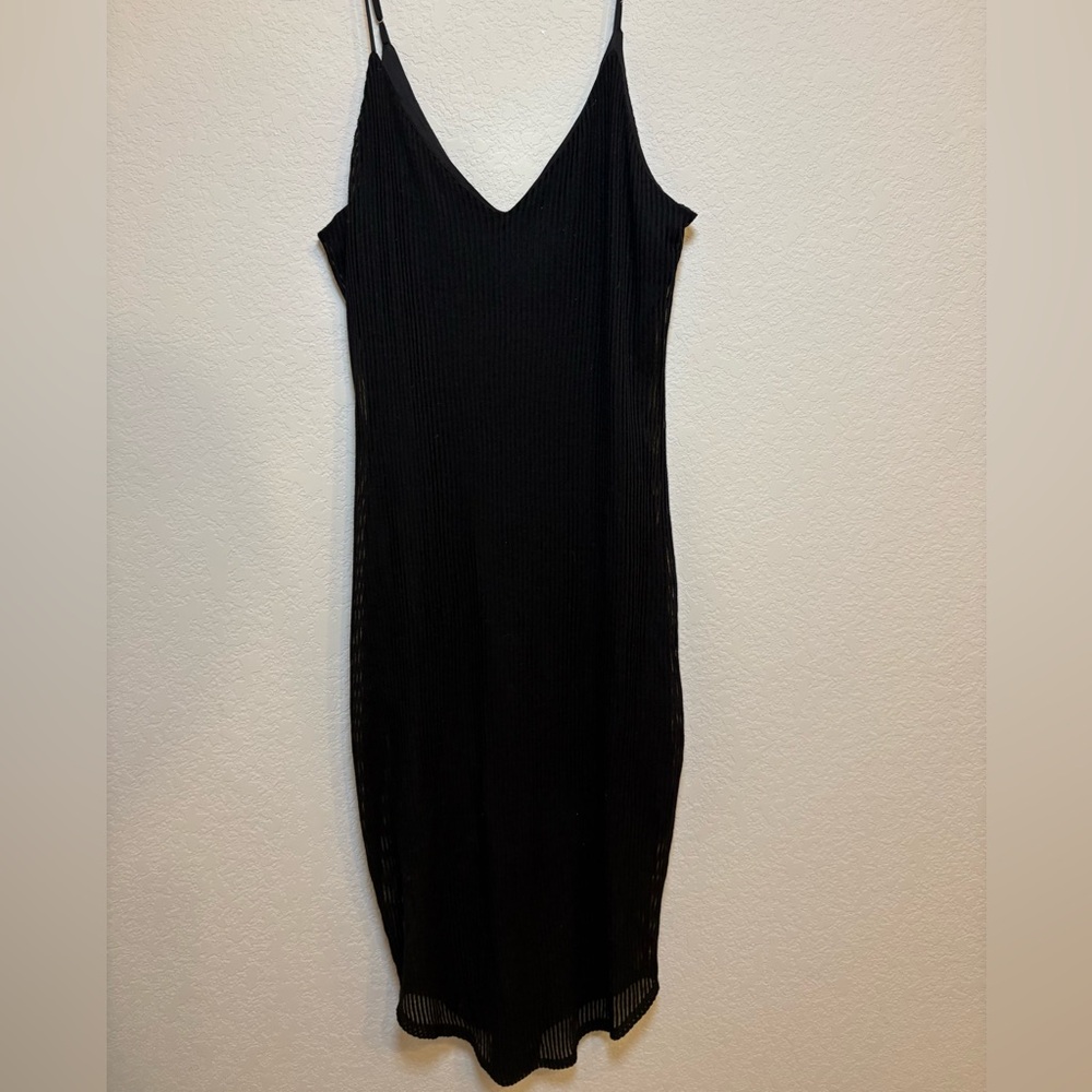 Express Ribbed Midi Dress